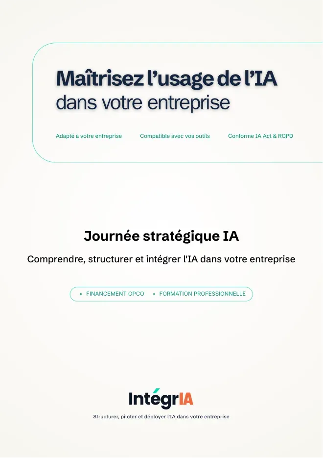Programme de la Journée stratégique IA — IntégrIA