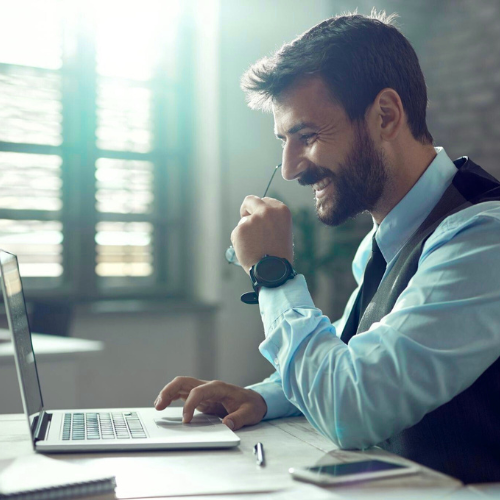 Dirigeant de PME accompagné par IntégrIA